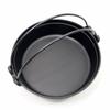 Castle Enterprise (Asahi) Iwate Prefecture Traditional Craft Nanbu Ironware Multi-purpose Pot (Gas/IH Compatible) 26cm with Wooden Lid
