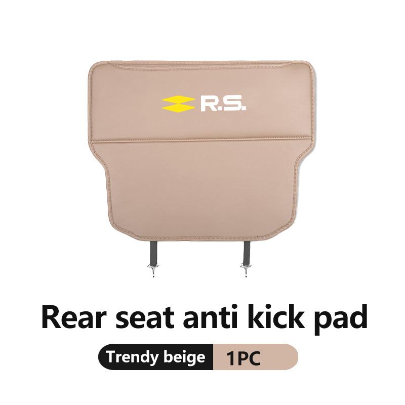 Leather Car Seat Back Protector Mat NXHZD Prevent Dirty Anti Kick Pad For Renault Dacia RS Megan Scenic Logan Laguna Clio 3 4 Kadjar
