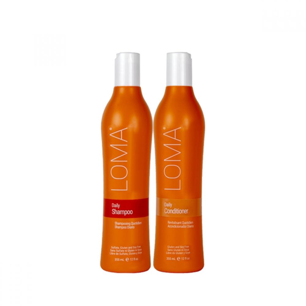 Loma Daily Shampoo Conditioner 355ml Set Single option