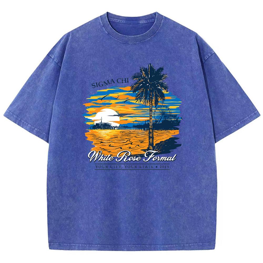 Sigma Chi Joimal Your City Your State Printed Boy Tshirt Lovely Street T Shirts Outdoor Design T-Shirt Holiday Loose Tops