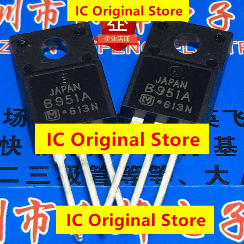 

10pcs 2SB951A A New Spot TO-220F -60V -7A 2SB951 Transistor Electronic Components IC Chips B951A