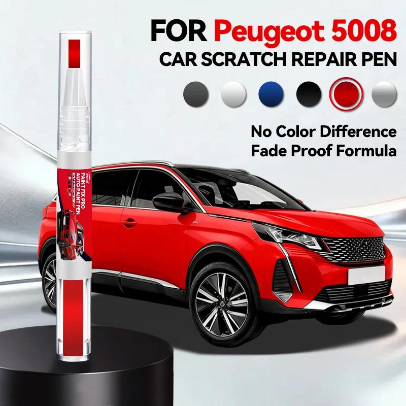 Auto Speziell für Peugeot 5008 2017-2025 P84 Lackreparaturstift Ausbesserungsstift Kratzerentferner DIY Autozubehör Schwarz Weiß Rot Blau