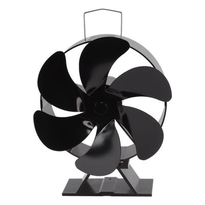 6 klingen Kamin Fan Thermoelektrische Modul Holz Herd Fan Wärme Versorgt Holz Brennen Luft