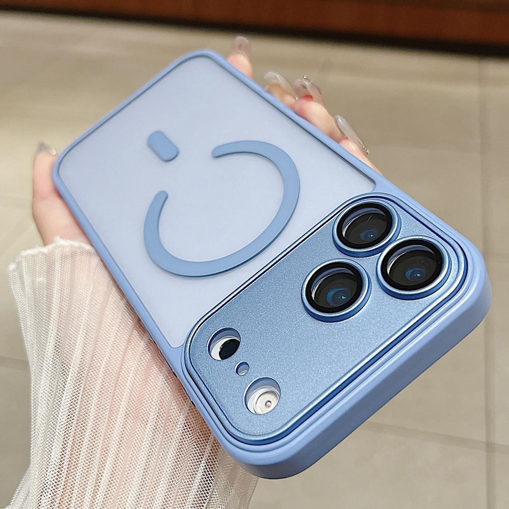 

KEYSION Luxury Matte Translucent Magnetic Case for MagSafe for iPhone 17 Pro Max Wireless Charging Shockproof Armor Phone Cover for iPhone 17 Pro Max