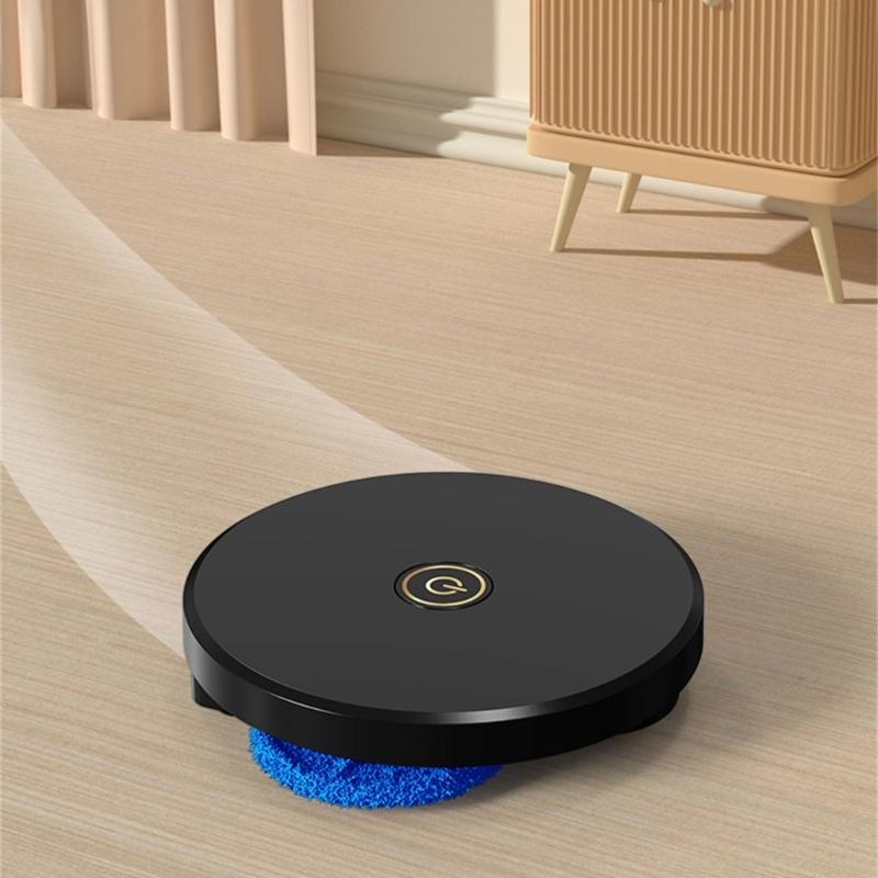 USB Rechargeable Electric Mop for Efficient Dirt Removal Automatic Wet Dry Floor Mopping Machine Sweeping Robot