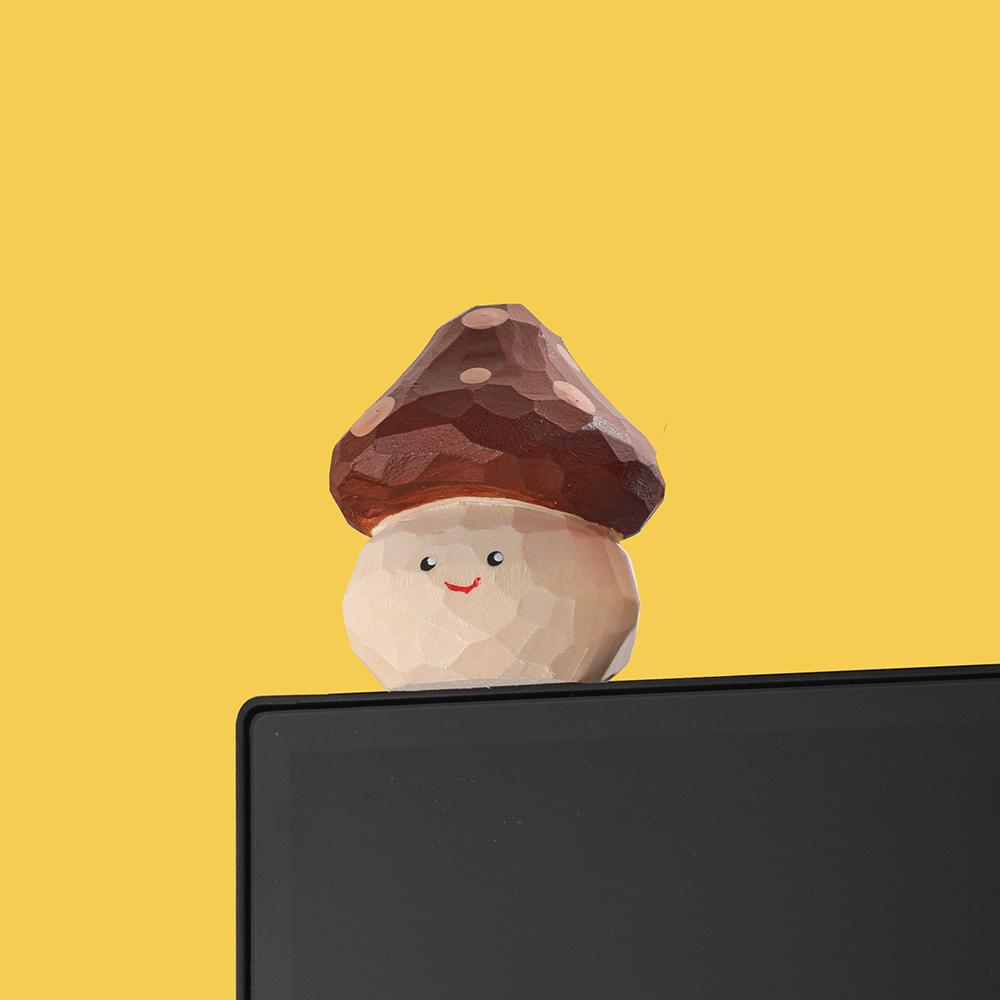 

Handcrafted wood carving Home decorations decoraciones para el hogar desk accessories room decor Handmade Mushroom Statue коричневый