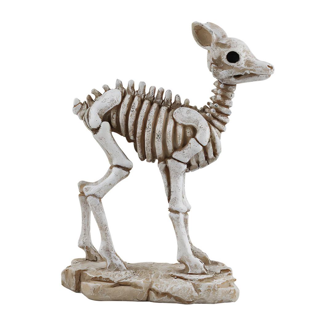 Skeleton Head Set Decoration Creative Resin Head Micro Garden Pottery Decoration