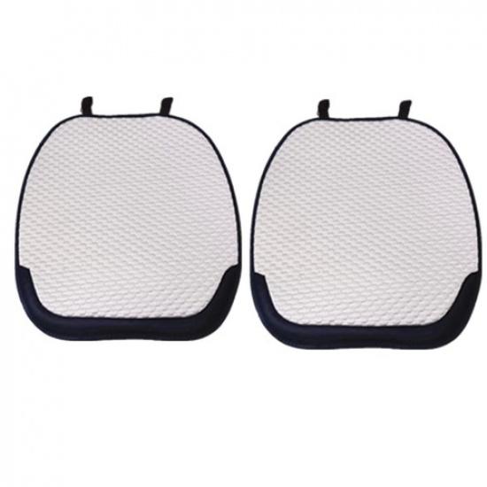 2Pcs Car Front Seat Covers Chair Cushion Protector Anti-slip Ice Silk For Summer