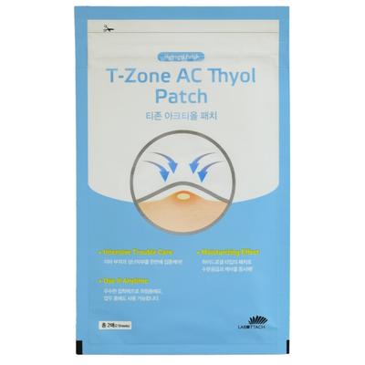 Wooshin Labottach T-Zone AC Thyol Patch 2 ks - hydrogélová ošetrujúca maska na čelo, aknózna pleť