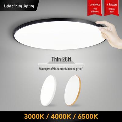 Ultra-Thin LED Ceiling Light - Modern, Luxury Round Light for Bedroom, Living Room, or Balcony