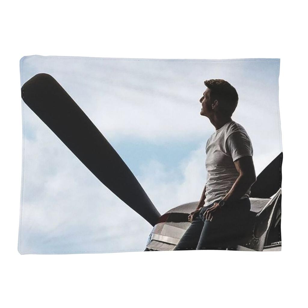 Top Gun Maverick Fighter Weapons School Blankets Soft Warm Flannel Throw Blanket Cover for Living room Picnic Travel Home Couch