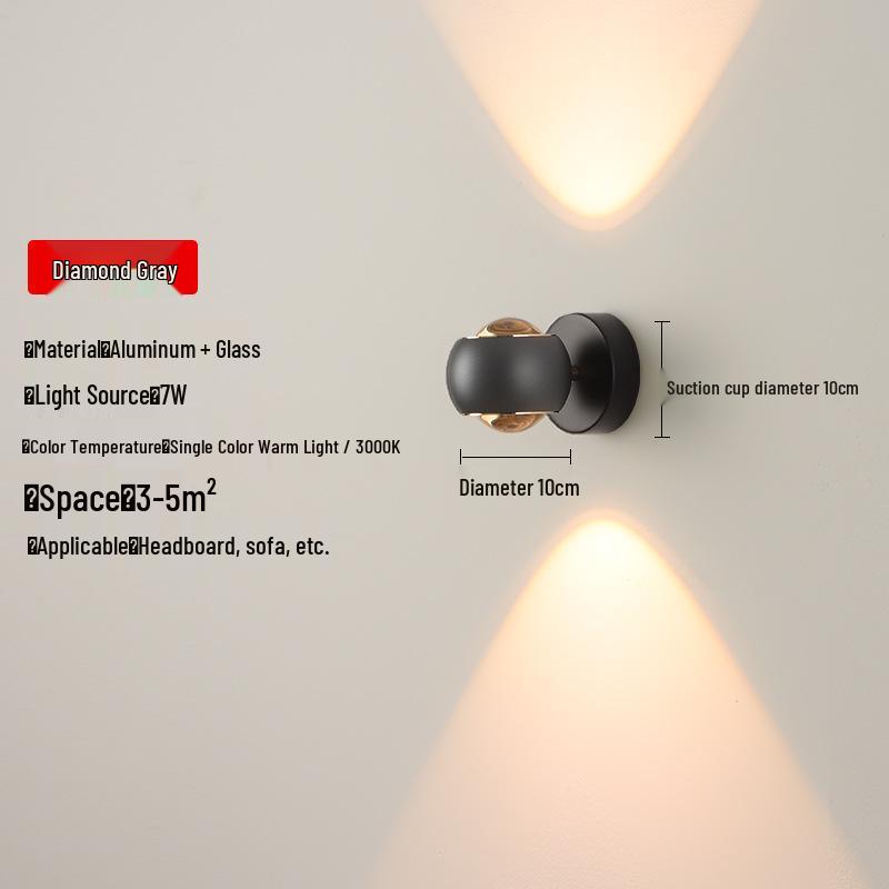 Rotatable Modern Minimalist Wall Lamp for Bedside, Entrance, Hallway, or Staircase
