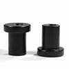 4pcs Carbon Steel Sliding Door Hardware Black Wall Track Spacers Barn Door Spacers  Barn Door