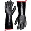 Dicke Grillhandschuhe Grillofen Kochen BBQ Handschuhe Ölbeständig 14 Zoll