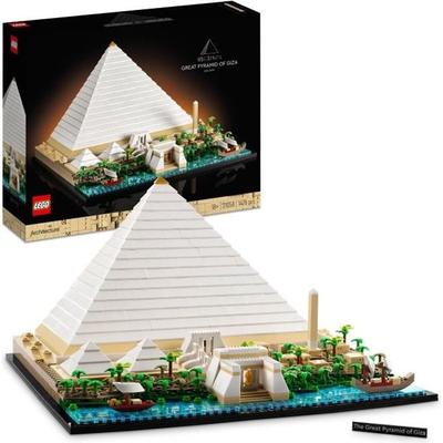 LEGO® 21058 Architecture The Great Pyramid of Giza, Creative Leisure Model Building Kit, World Monument and Decoration