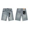 Trendige Marke PURPLE BRAND JEANS Europäische und amerikanische High-Street-weite vielseitige Jeans-Shorts für Männer und Frauen