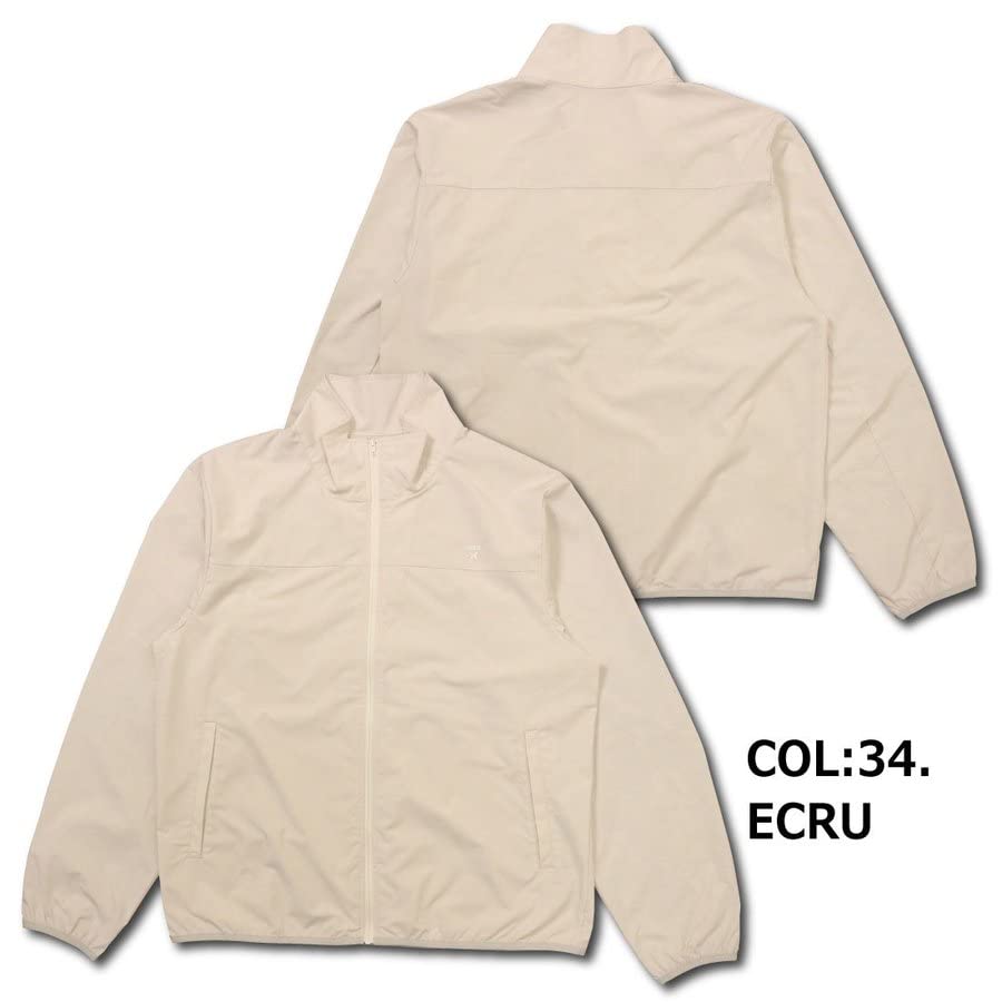 Edwin Travel Wear Tabideni Packbare Größe M Herren Windjacke, Leicht, Wasserabweisend, Jacke, Elfenbein,