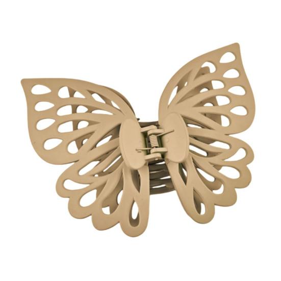 Gheară de păr mare, cu prindere puternică, cu două straturi, în formă de fluturi, agrafă de păr, dinți anti-alunecare, clemă de coadă de cal, cap din spate, gheară de păr