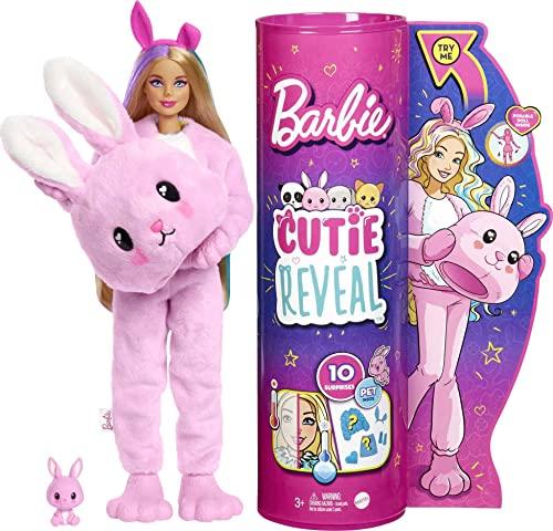 

Модная кукла Barbie Cutie Reveal с плюшевым кроликом
