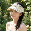 Bow Decor Sun Hat Polka Dot Duckbill Cap Sweet Visor Hat  Outdoor Travel Beach