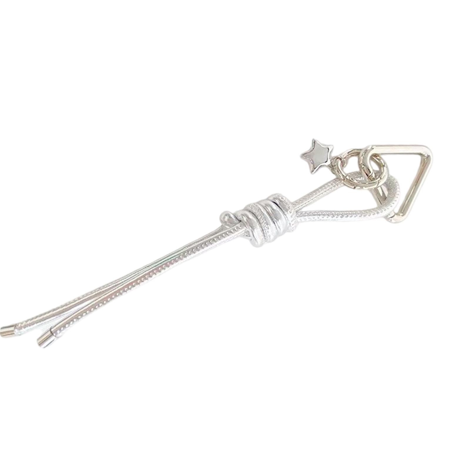 

Стильный брелок-подвеска в виде морского узла из прочного плетеного шнура и премиальной ПУ кожи для автомобильных ключей, аксессуар для сумки