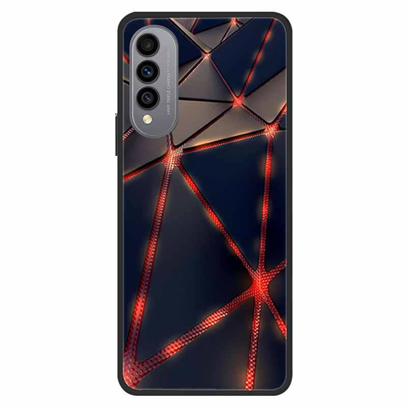 For WIKO T50 Case T 50 Soft silicone TPU Back Cover For Wiko T50 W-P861-01 W-P861-02 Phone Case WikoT50 Black Protective Painted