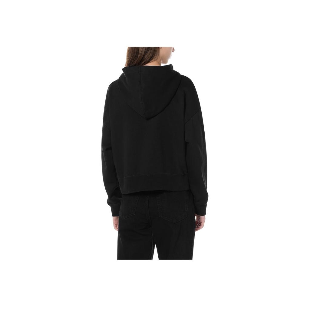 Calvin Klein Fall Solid Logo Hoodie Women Hoodies Black 40WI255-UB1