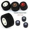 5Pcs Rubber Cassette Pressure Roller Plastic Belt Pulley Wheel  Car Radio Use
