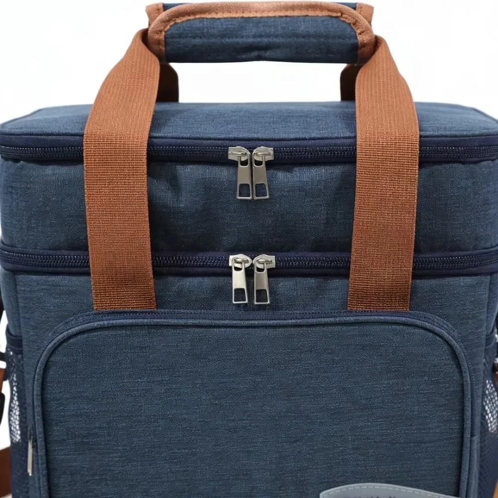 Leakproof Insulated Lunch Bag Lightweight Insulation Shoulder Bag Portable Food Storage Bag School