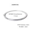 Mezmic Moissanite Baguette Line 925 Silver Bangle
