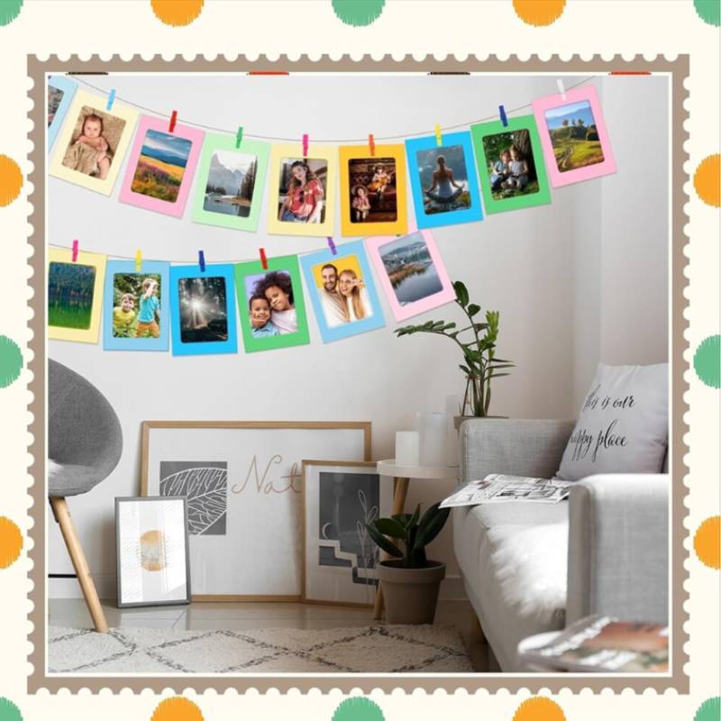 Modernes, minimalistisches Wandfotorahmen-Set mit Clips für die Wohnzimmerdekoration