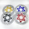 220mm Rotor Motorcycle Brake Disc Front Disc Brake Hole Pitch 55mm Universal 4 holes Aluminum alloy Floating disk