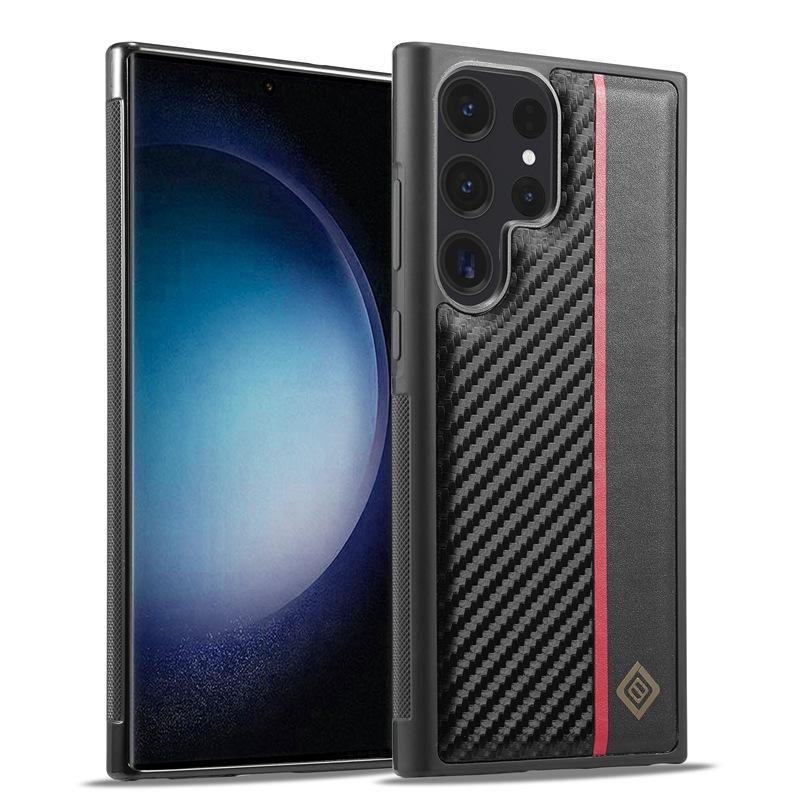 Jednoduché kožené pouzdro na telefon pro Samsung Galaxy S24 S23 S22 Ultra Plus A05S A05 A15 A35 A55 A24 A34 A54 A14 A04 A13 Kryt skořepiny