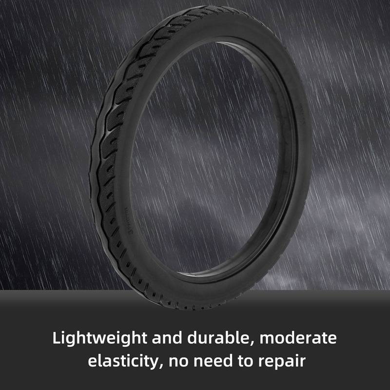 Authentic 16 Inch 16 X 1.75 Bicycle Solid Tires Bicycle Bike Tires 16 X 1.75 Black Rubber Non-Slip Tires Cycling Tyre