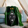 Borussia Mönchengladbach LOGO bedruckte Kuscheldecke – leicht, weich, warm;Vielseitige Decke für alle Jahreszeiten – perfekt als Klimadecke, Nickerchen-Bla