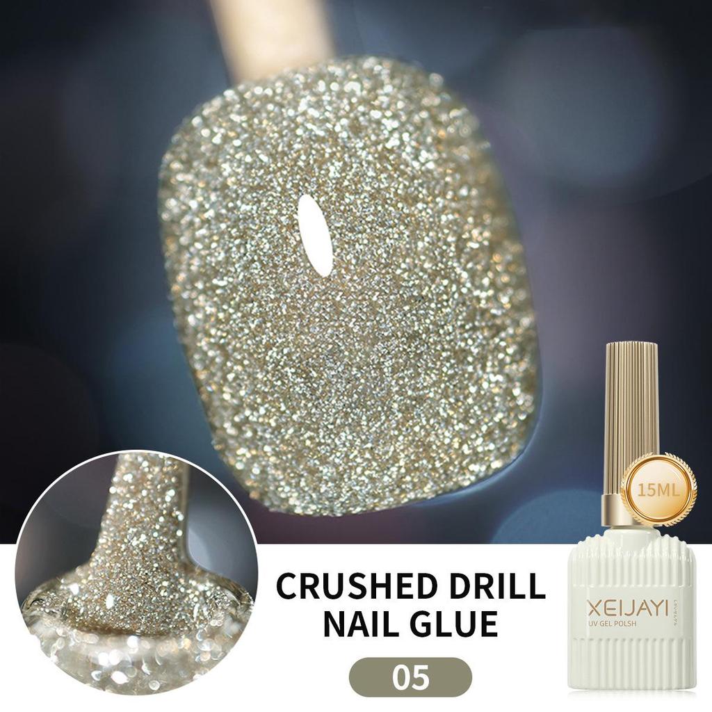 Reflective Disco Nail Polish Gel Set - White-Enhancing, Long-Lasting, Salon-Quality