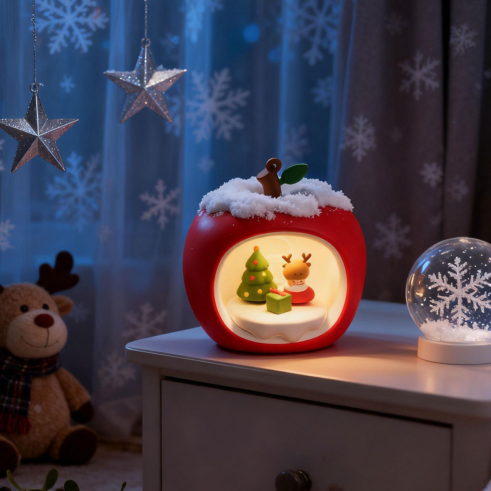 

Christmas Night Lights Decorations Cute Bedroom with Lanyard Lighting Bedside Lamp Desk