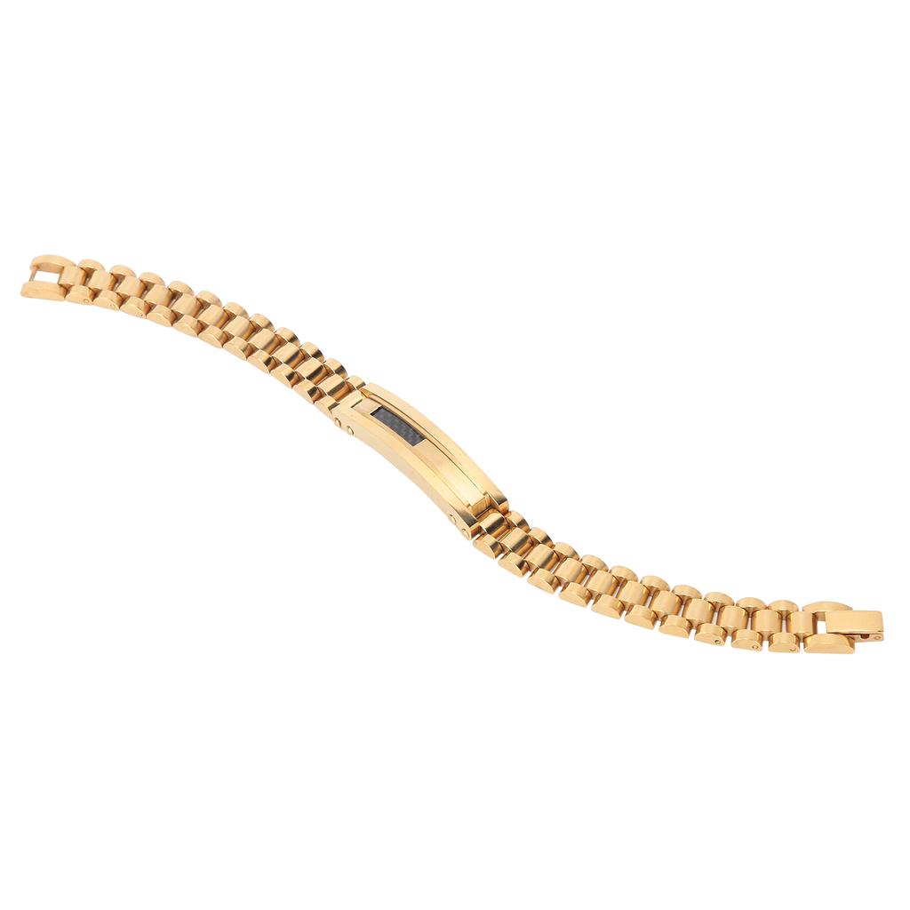 Metal Bracelet Gold Stylish Unisex Stainless Steel Alloy Bracelet Jewelry Accessories