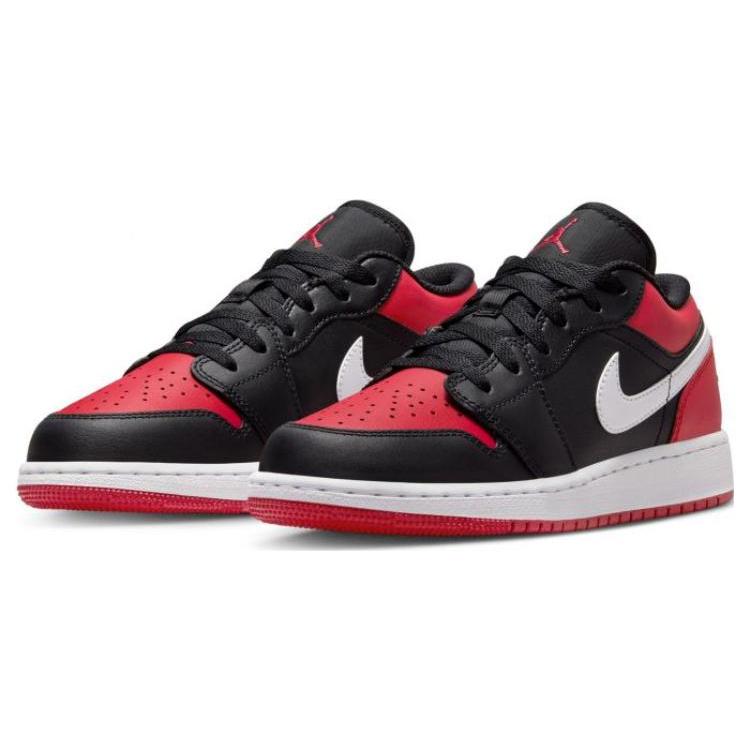 New Jordan 1 Low Alternate Bred Toe GS 553560-066