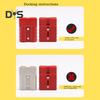 50 Amp Battery Power Connector 50A 600V Cable Terminal Jumper Cable Adapter Connector Kit for Anderson