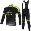 Fleece Thermal Sportswear, Bicycle Road Bike, Long-sleeved Overalls, Trousers, Cycling Equipment 2026 Winter Fleece Thermal Cycling Suit