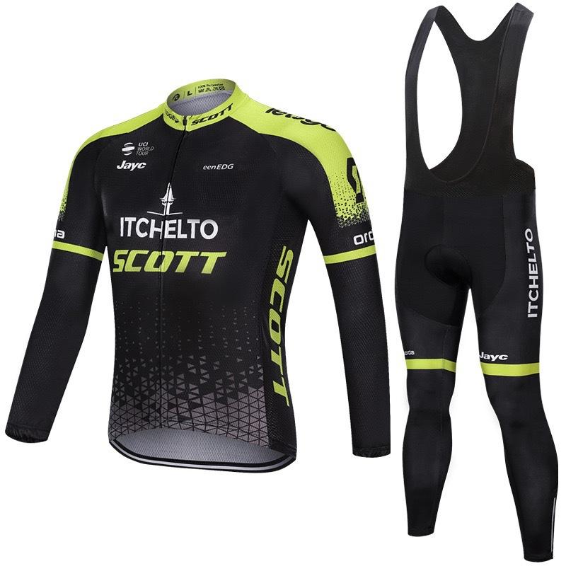 Fleece Thermal Sportswear, Bicycle Road Bike, Long-sleeved Overalls, Trousers, Cycling Equipment 2026 Winter Fleece Thermal Cycling Suit