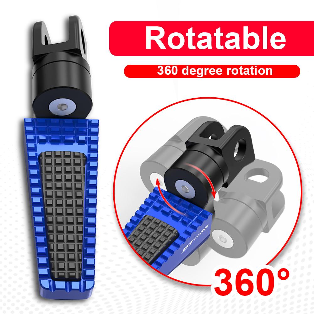 Motorcycle Front Footrest Foot Peg Fit For Yamaha BT1100 Bulldog 2002-2007 BT 1100 Adjustable FootPegs Pedals Foot Pegs Rest