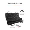 Dog Car Seat Cover Waterproof Pet Carrier Backseat Cushion Mat for Dogs Folding Cat Hammock Trunk Rear Back Seat