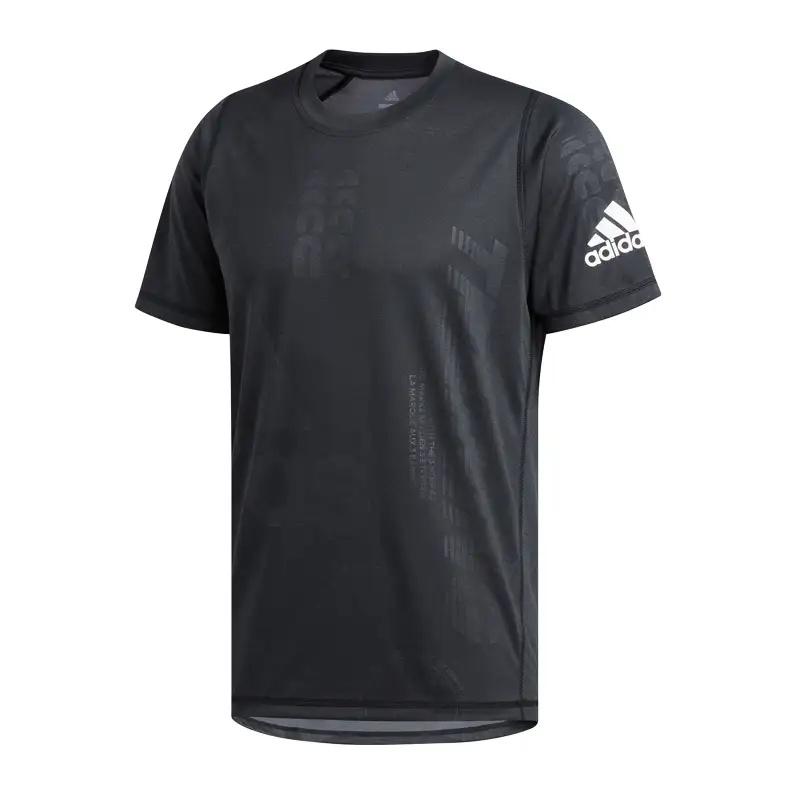 adidas Training Sports Pullover Round Neck Short Sleeve Black Men s DZ7366 S