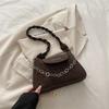 Simple Crossbody Matte Texture Chain Single Shoulder Simple New Fashion Texture Small Square Bag Women