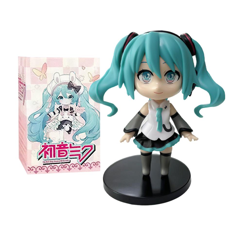 6 PCS Hatsune Miku Q Edition Series Handmade Blind Box Children's Toys Birthday Halloween Christmas Gift Desktop Decoration