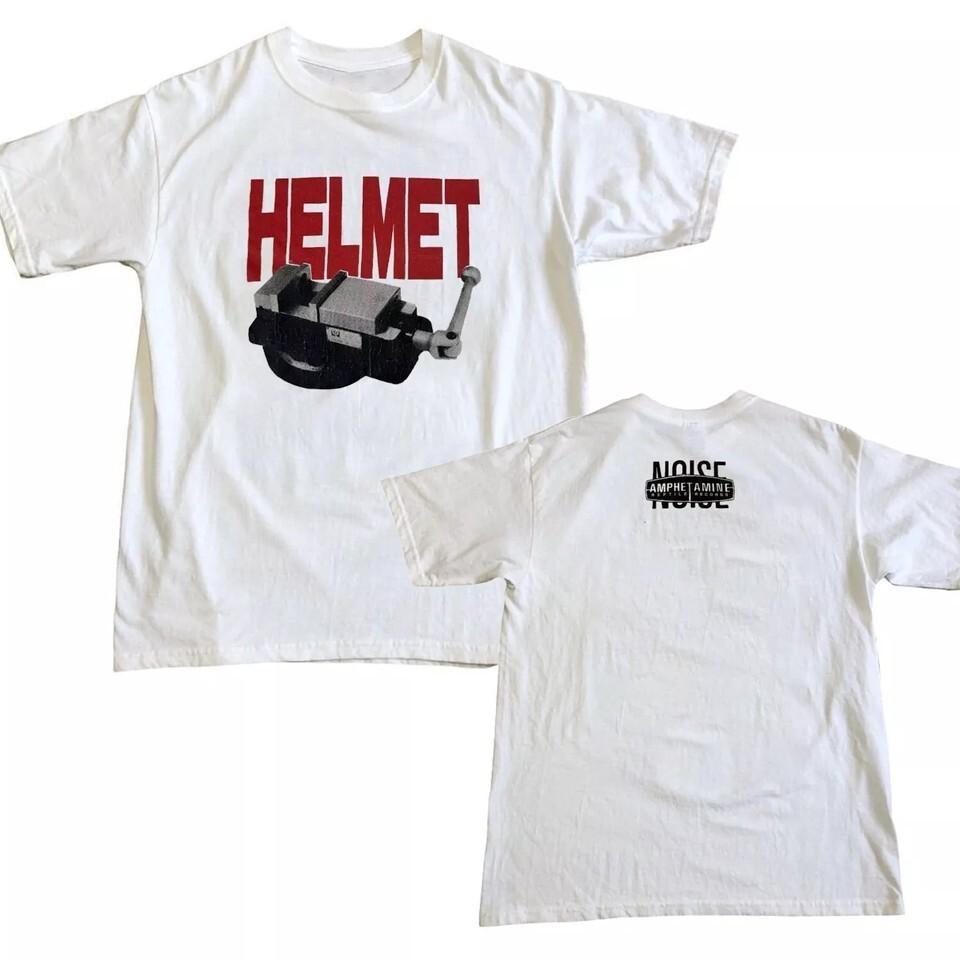 Helmet Band Vice Meantime Noise 2 Sided T Shirt QTR4556 Unisex T-Shirt XL