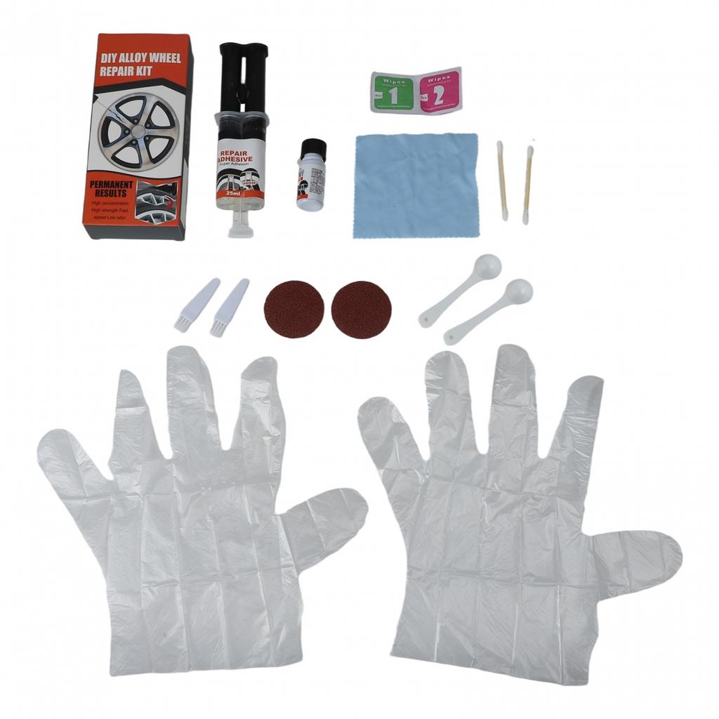 Repair Damaged Wheels and Prevent Rust with For Alloy Wheel Repair Kit
