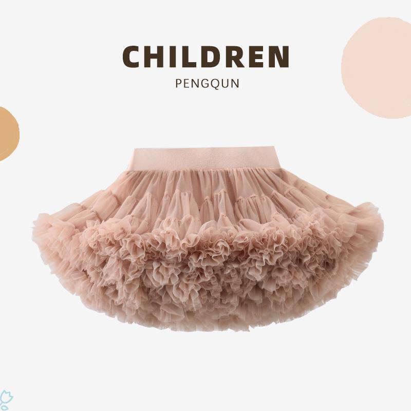 Princess Tutu Skirt for Girls - Fluffy Mesh Christmas Dress